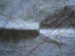 Ordnance survey map Landranger series Newbury, Wantage sheet 174 scale 1:50 000