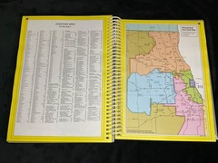 CHICAGOLAND ATLAS 2000 Edition by American Map Corp. Hardcover & Spiral