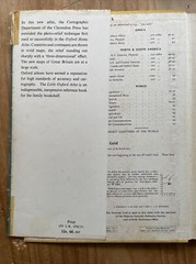 The Little Oxford Atlas – Second Edition – 1962 The Cartographic Department