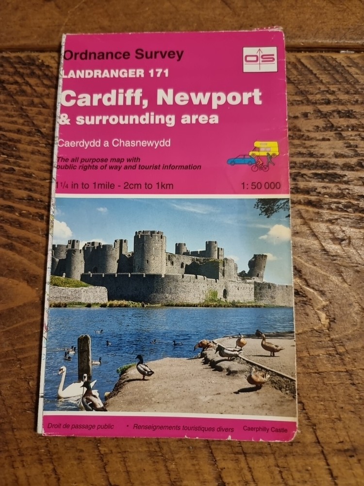 Landranger Maps Sheet 171 Cardiff Newport & Surrounding Area by Ordnance Survey