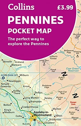 Pennines Pocket Map: The perfect way to exp… by Collins Maps Sheet map, folded