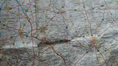 SHELL ROAD MAP MIDLANDS VINTAGE MAPS 1981 IDEAL FOR CONCOURS AND VEHICLE DISPLAY