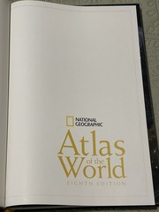 National Geographic Atlas Of The World Eighth Edition Slipcover VG Maps Cities