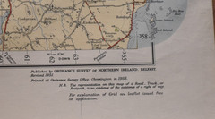 Vintage OS Northern Ireland Map ~ Belfast ~ Sheet 7 ~ Linen ~ 1953