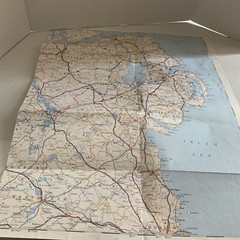 Shell Road Map No.9: Ireland Vintage Folding Road Map