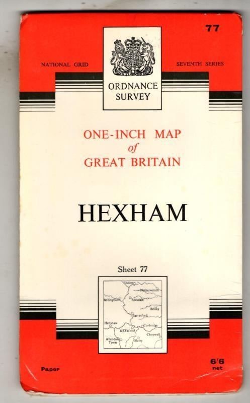 National Grid Seventh Series Sheet 77 Hexham : Ordnance Survey