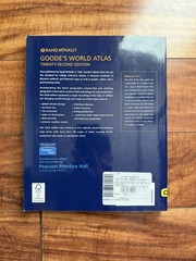 Goode’s World Atlas by Rand McNally Staff (2009, Trade Paperback)