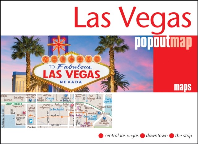 Las Vegas PopOut Map (Sheet map, folded)