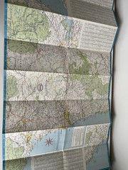 Esso England Road Maps x4 Folding Vintage 1960s 1970s