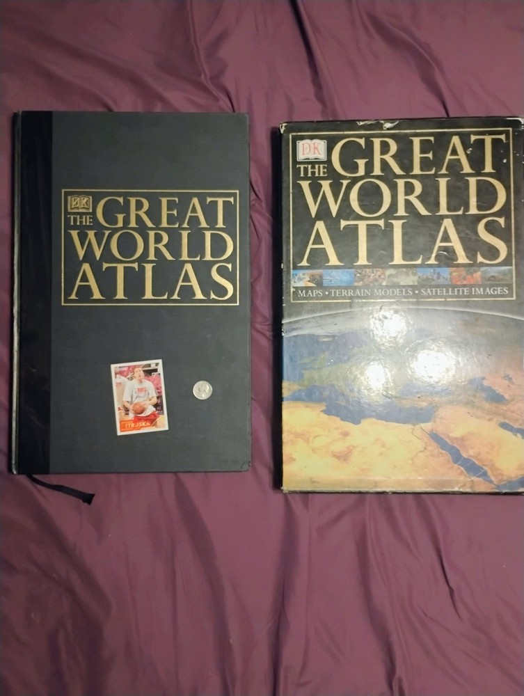 DK The Great World Atlas Hardcover Book – World Atlas