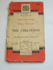 ORDNANCE SURVEY VINTAGE 1 INCH MAP THE CHILTERNS SHEET 159 VGC