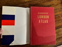 Vintage 1970s Geographers’ London Atlas 7th Edition A-Z Map Company Limited