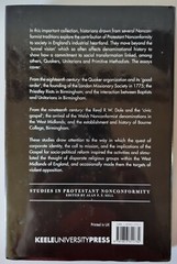 Protestant Nonconformists & the West Midlands of England / Bible Int / Alan Sell