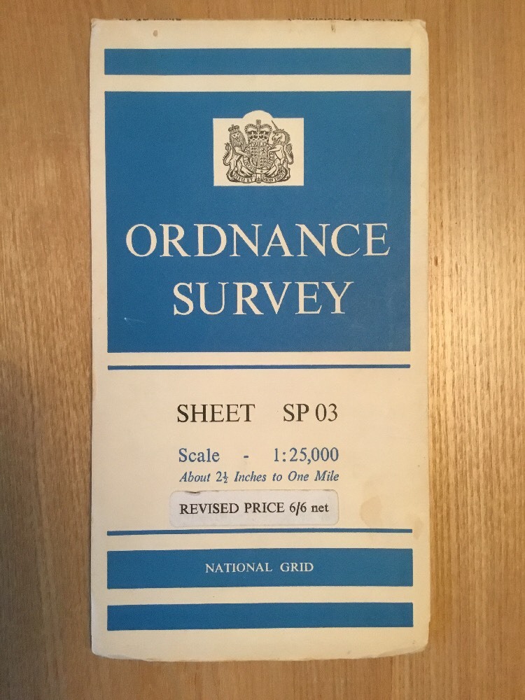 1958 Ordnance Survey Provisional First Series Map SP03 Stanway , Gloucestershire