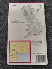 OS, Ordnance Survey Landranger map 195, Bournemouth, Purbeck & surrounding area