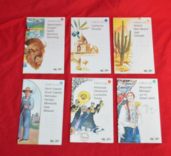 Boxed United States Of America Map Set Close Up USA National Geographic Society