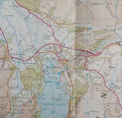 Ordnance Survey Landranger Series Map, Sheet 90: Penrith & Keswick (1981).
