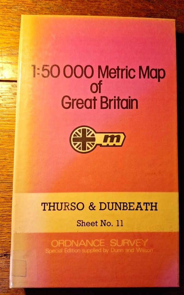 Thurso & Dunbeath Ordance Survey map Sheet no. 11 (special library edition)