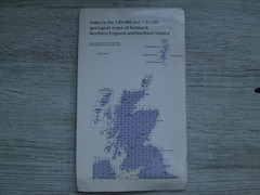 British Geological Survey Map North Sheet 3rd Edition 1979 1:625000 Folded Sheet