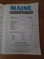 2006 Maine DeLorme Atlas and Gazetteer 11″ x 15.5″ Topo Maps Road Guide