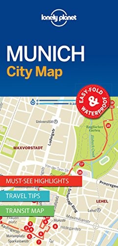 Lonely Planet Munich City Map by Lonely Planet Sheet map, folded Book The Fast