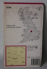 Ordnance Survey Landranger Map – Derby & Burton upon Trent – Sheet 128 – 1985