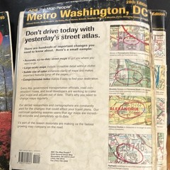 ADC The Map People Street Atlas Lot MD/DC: Baltimore, Frederick, Montgomery +