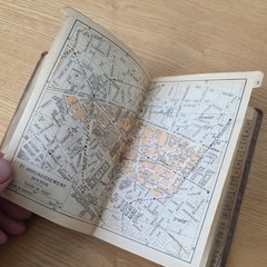 Antique Plan de Paris par Arrondissement, Guilmin, Guide Book Maps Complete
