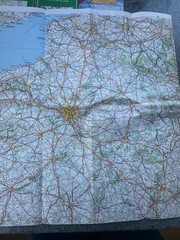 25x Michelin France road maps, folded, inc Italy Europe & Swizerland