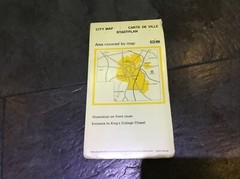 Ordnance Survey map of Cambridge City 1980 Town Map. City Map