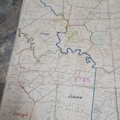 Queensland Pastoral Stations Government Survey Map Southern Central West 1970 ‘