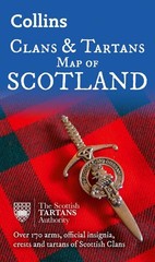 Collins Scotland Clans and Tartans Map: Over 170 Arms, Official Insignia, Crests