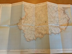 1980 Ordnance Survey Pathfinder Map SW 32/42 Land’s End & Newlyn (incl Mousehole
