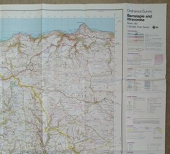 Ordnance Survey First Series Map, Sheet 180: Barnstaple and Ilfracombe (1974).