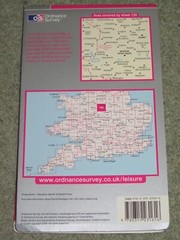 Ordnance Survey Landranger 1:50,000 sheet 128 Derby & Burton on Trent – 2009 ed