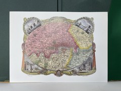Classic Print Portfolio: County Maps of Old England. Thomas Moule 1991