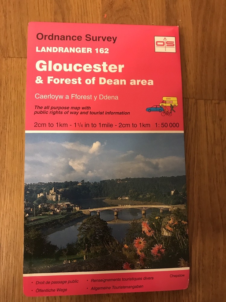 Ordnance Survey Map Sheet 162 – Gloucester And Forest Of Dean Area