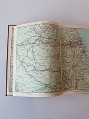 Vintage Newnes Motorists Touring Maps and Gazetteer Complete Sections of British