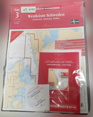 Delius Klassing Navigational Charts Set 3 West Coast Sweden German Language