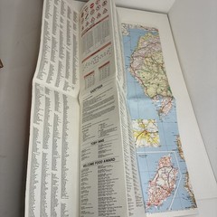 Rare Vintage 1981 Good Food Road Map Folding Northern England Southern Scotland