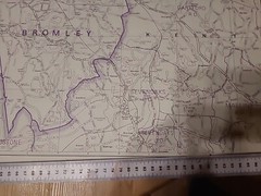 Huge Goegraphers Greater London Boroughs & Council Bounderies Wall Map –