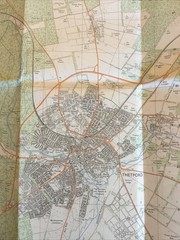 1993 Ordnance Survey Pathfinder Map 943 TL 88/98 Thetford (incl East Harling )