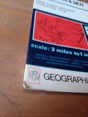 Map Geographia Map Inverness & Skye 3miles To 1 Inch Motorist Map Scotland