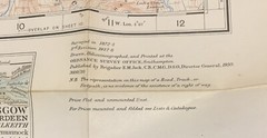 1930 Ordnance Survey One Inch Popular Edition Map 9 Cape Wrath