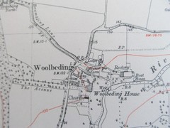 VINTAGE OS MAP MIDHURST & EASEBOURNE AREA SUSSEX 1948 SIX INCHES – ONE MILE