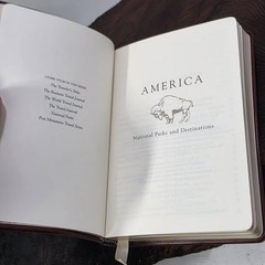 Graphic Image America National Parks Leather Bound Atlas 2001