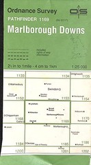 Marlborough Downs (Sheet 1169 (SU07/17))… by Ordnance Survey Sheet map, folded