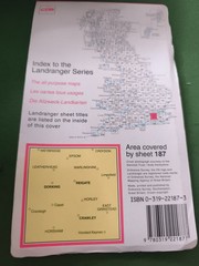 Ordnance Survey Landranger 187 Dorking, Reigate & Crawley Area Map
