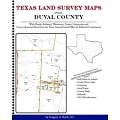 Genealogy Family Maps Cemetery Duval County Texas TX Land Survey