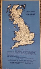 JOBLOT of 4 MAPS. SCOTLAND 51, 54,55 &56. Vintage.